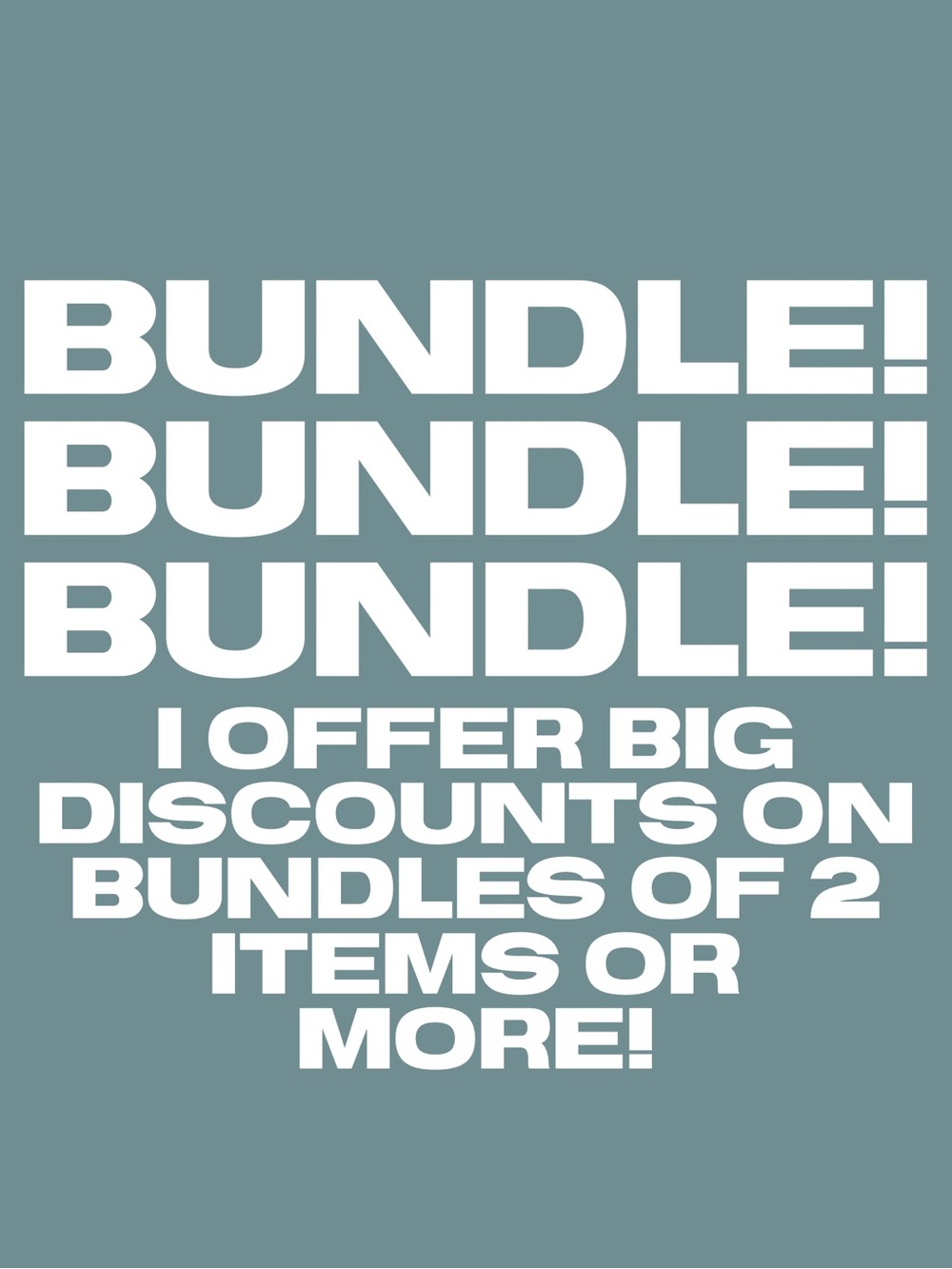 Bundles are a great way to save $$$!